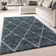 Curstin Geometric Shag Area Rug