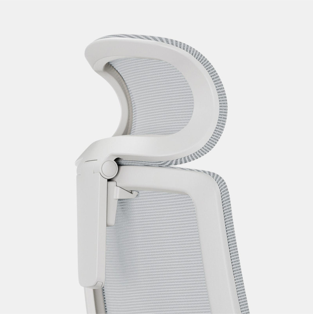 Ergonomic Chair Pro Headrest, White/Mineral