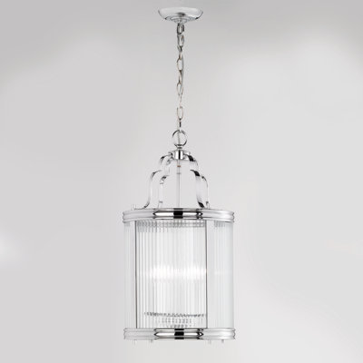 Lenka 4 - Light Chrome Cylinder Pendant