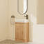 Meuble-lavabo sur pied simple 23 po avec comptoir en céramique-241603018