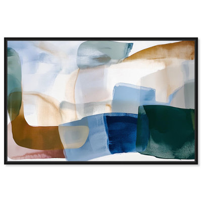 Contoured Calm I Canvas Digital Abstract by Art Remedy