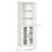 Space-saving Storage Particle Board Modern Bathroom Linen Tower For Contemporary Spaces