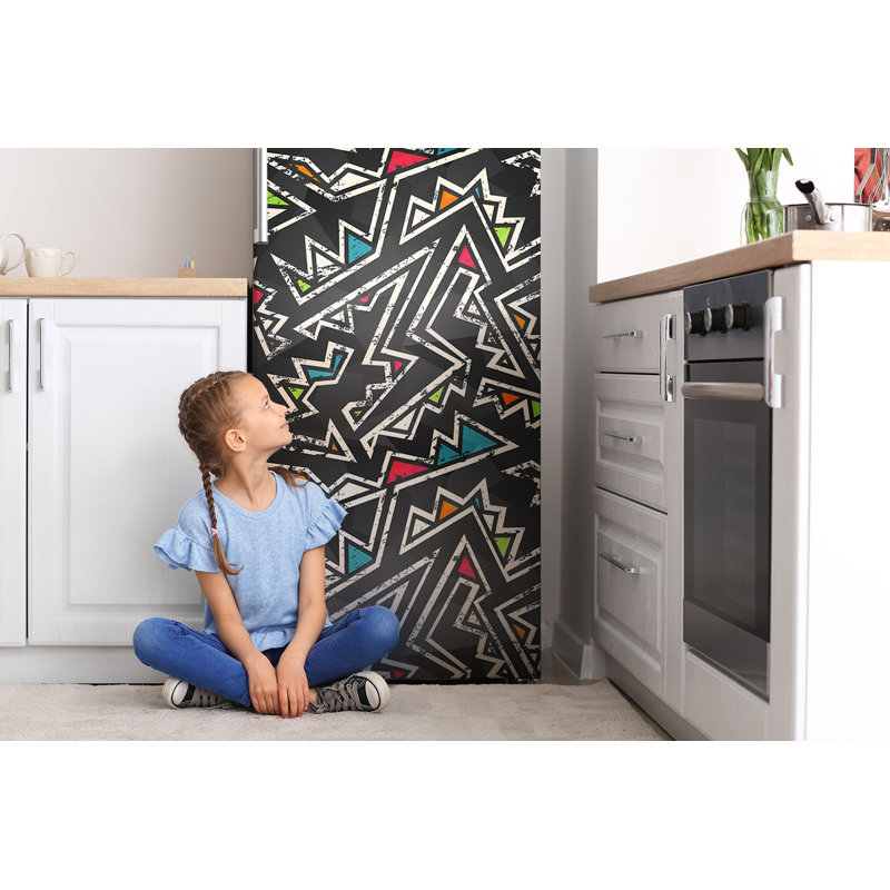 Abstract Door Decal