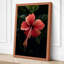 Crimson Hibiscus Botanical - Wrapped Canvas-92355496-92355504