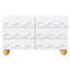 Commode large à 6 tiroirs Lido Wave (56 po)-128967421