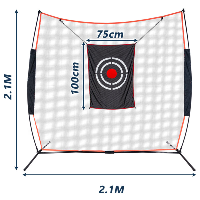 7x7ft Golf Hitting Net - Premium Outdoor Practice Net for Backyard Driving, Chipping & Swing Training Heavy Duty