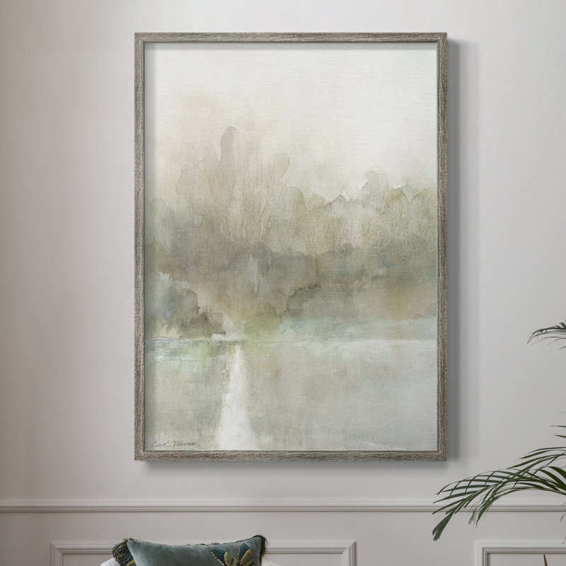 «Gentle Path I», reproduction encadrée - bois massif, H 21 po x l 17 po