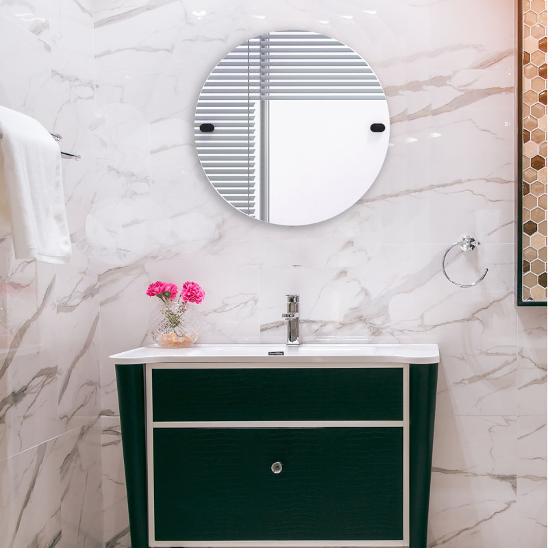 Miroir d'appoint Gober, Noir mat