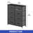 Kathiria 8 Drawer Double Fabric Dresser with Wood Grain Prints-1241156128