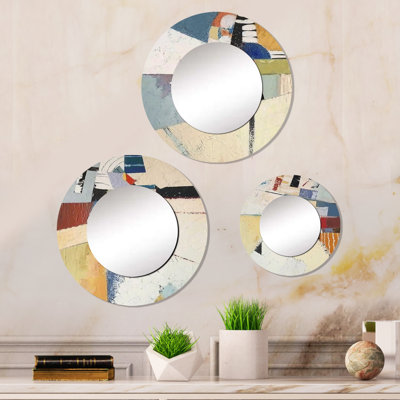 Calline Metal Round Mirror