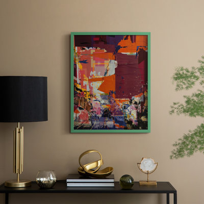 Wheatpaste Shrine I Framed Print - Solid Wood