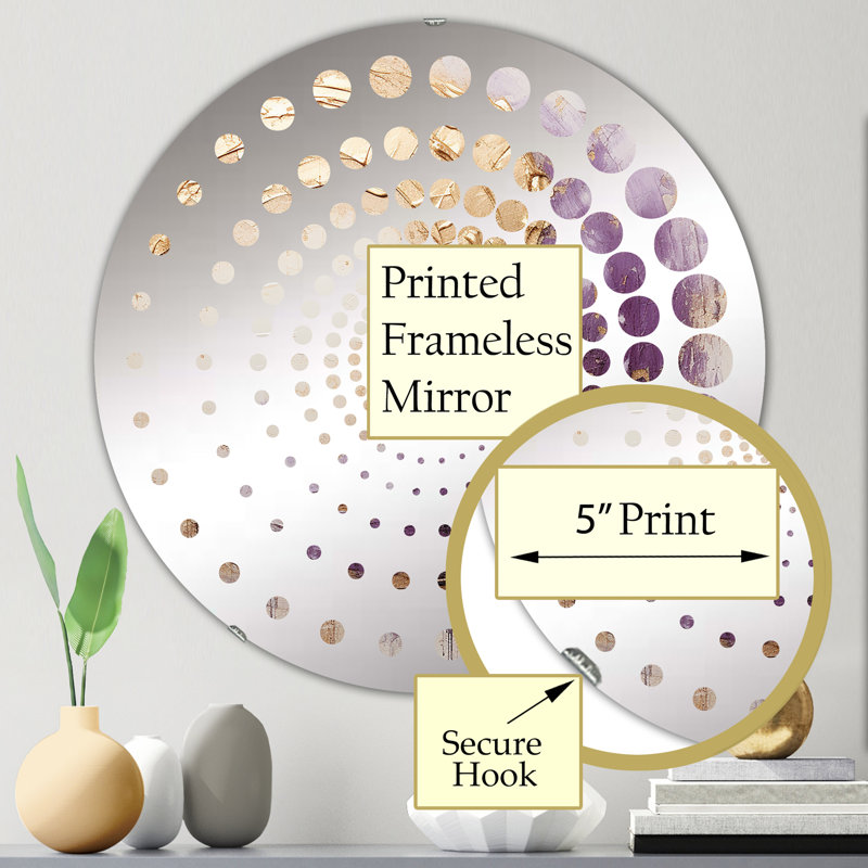 Circle Mirror, 23.6" x 23.6"