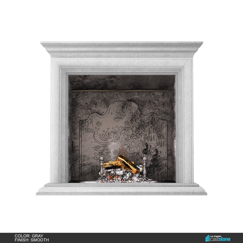 Glasgow Fireplace Mantel Surround, Gray