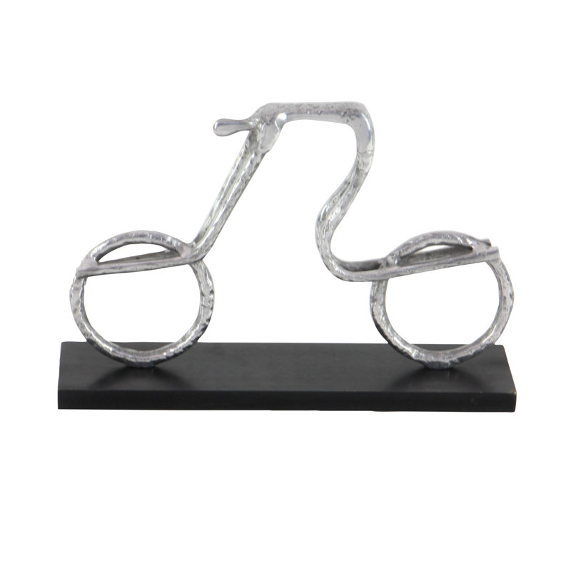 Sculpture de cycle en aluminium Vandalia