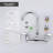 Wall Mount Commercial Standard Kitchen Faucet With Double-Handle And Swivel Spout In Polished Chrome