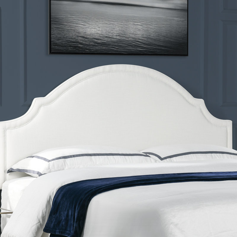 Tête de lit tapissier Crantor, Blanc antique, Très grand
