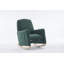 Fabric Nursery Rocking Chair With Adjustable Footrest-549197512