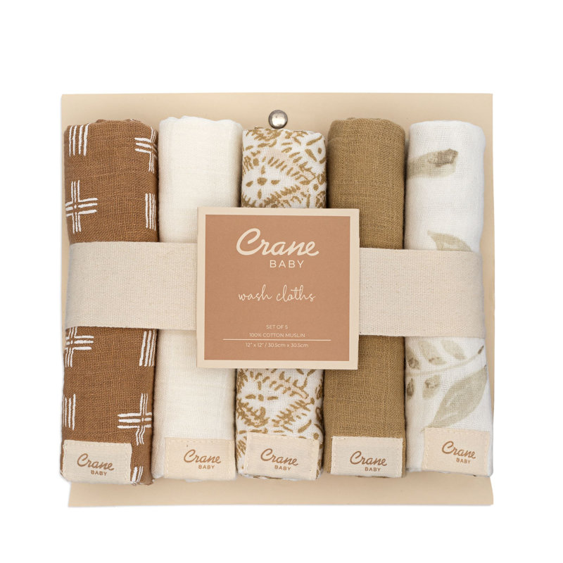 Kendi 5-pc. Wash Cloth Set (safari Animal)