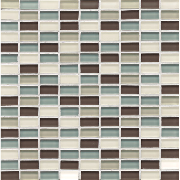 Harbor 11" x 11" Glass Grid Mosaic Wall & Floor Tile