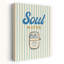 Soul Mates Sardines Playful Retro Romantic Fish Wall Art Print 1 Piece Wrapped Canvas Wall Art-2018093003