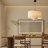 1-Light Minimalist Pendant Lights Drum Kitchen Island-1734664453