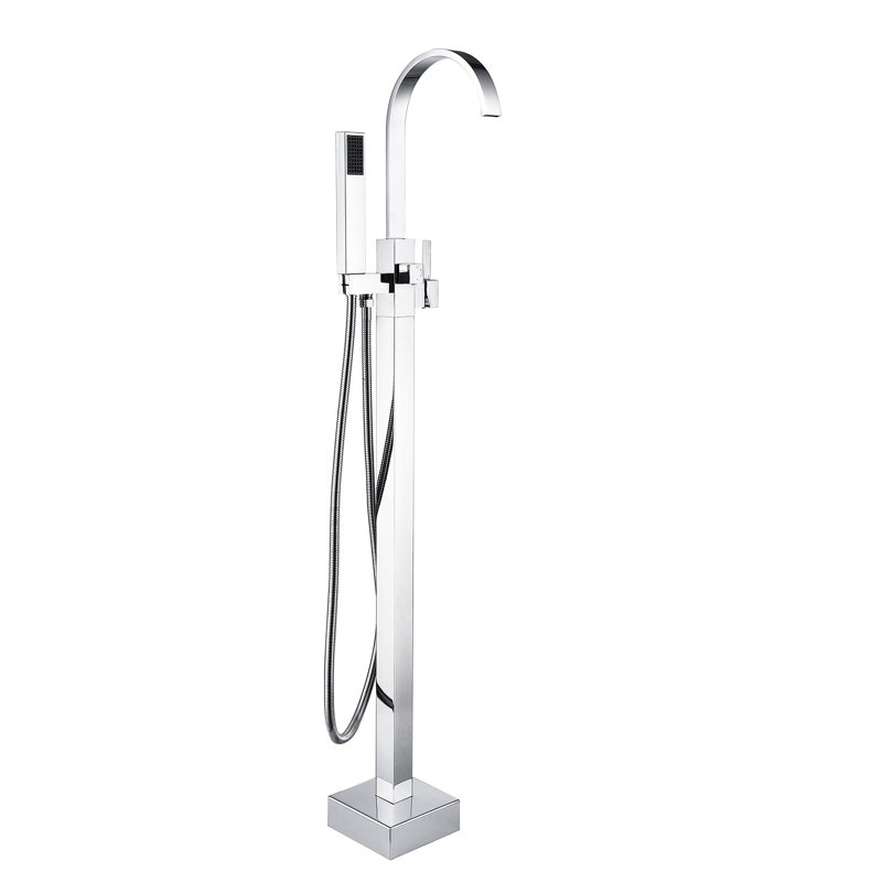 Robinet de baignoire autoportant et douche à main Modern Modern