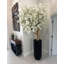 White Cherry Blossom Tree In Matte Planter-1012837689