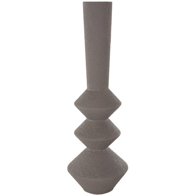 Vase cannelé en métal Cole And Grey