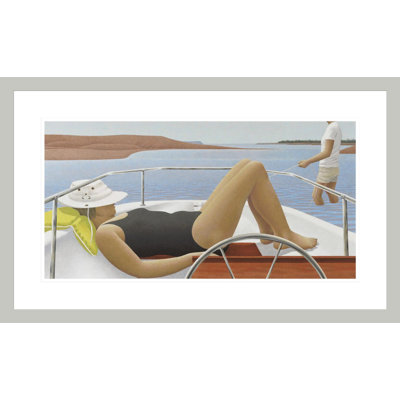 «Low Tide» par Alex Colville - Impression Giclée sur cadre