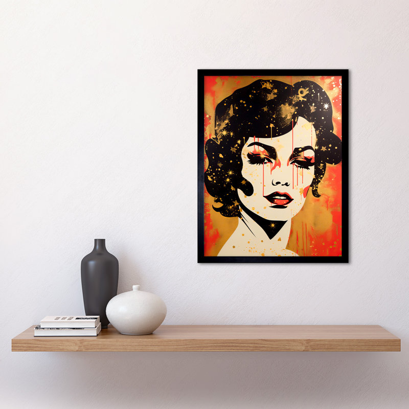 Streater Female Portrait - Single Picture Frame Print