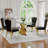 Black And Gold Velvet Dining Chairs Set Of 6