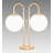 21" High Bola Deux 2 Light Table Lamp