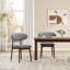 Chaise rembourrée en bois massif-1140399295