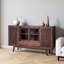 Buffet simple en noyer noir-944509042