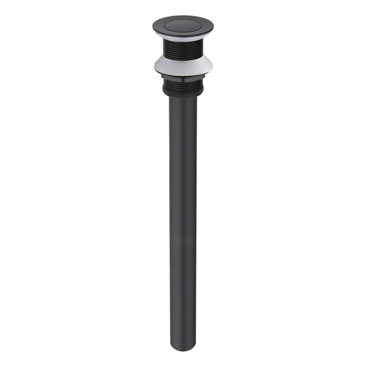 Bathroom Sink Pop Up Drain Stopper with 12" tailpiece, with Overflow