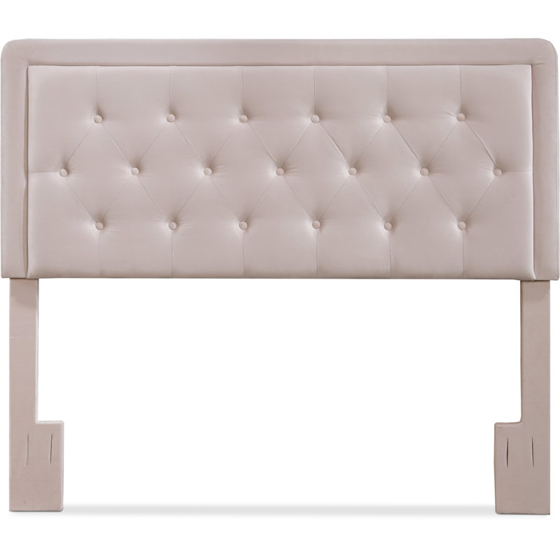 Amery Upholstered Panel Headboard, Queen, French Muave