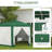 Outdoor Party Tent, Hexagon Sun Shade Shelter Canopy-1661441052