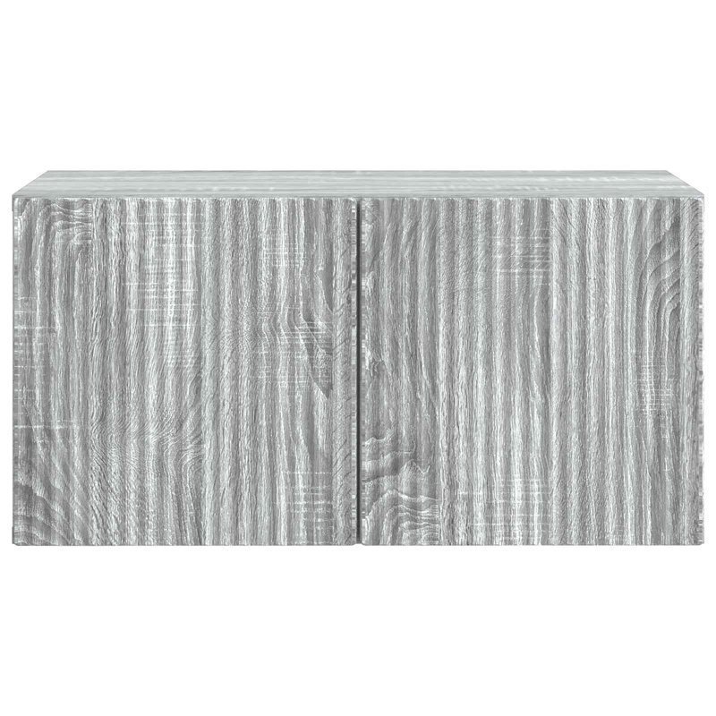 TV Stand, 30cm H x 59.5cm L x 31cm W, Grey Sonoma