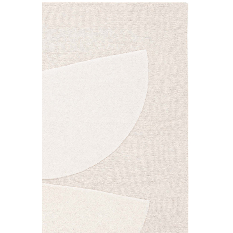 Latoyer Ebony Hand Tufted Wool Pile Rug, Runner 2'3" x 9'