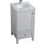Ensemble de meuble-lavabo simple 18 po Selma-457422001