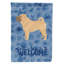 Caniche en polyester à 2 côtés 40 x 28 po standard welcome drapeau maison-957492971
