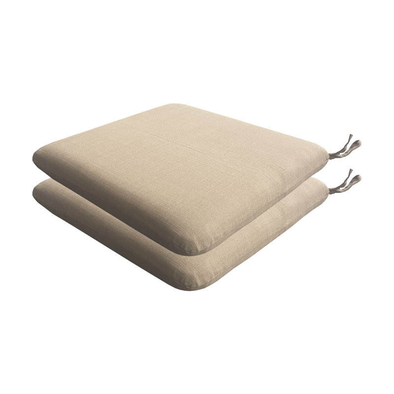 4pc Dining Chair Seat Pad Cushion - Beige, Beige