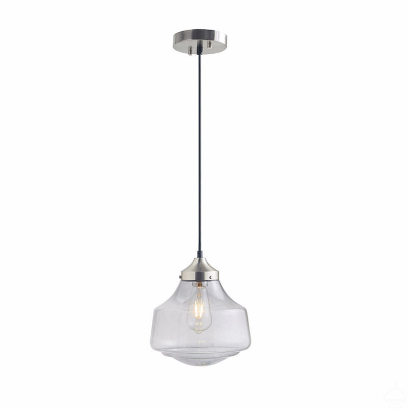 Luminaire suspendu en forme de cloche en orme