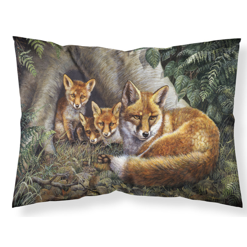 Taie d'oreiller Foxes at Home