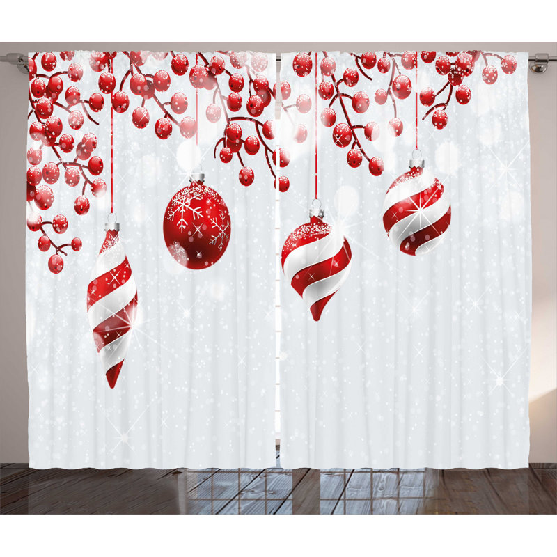 Semi-Sheer Rod Pocket Curtain Panels, 54" x 90"