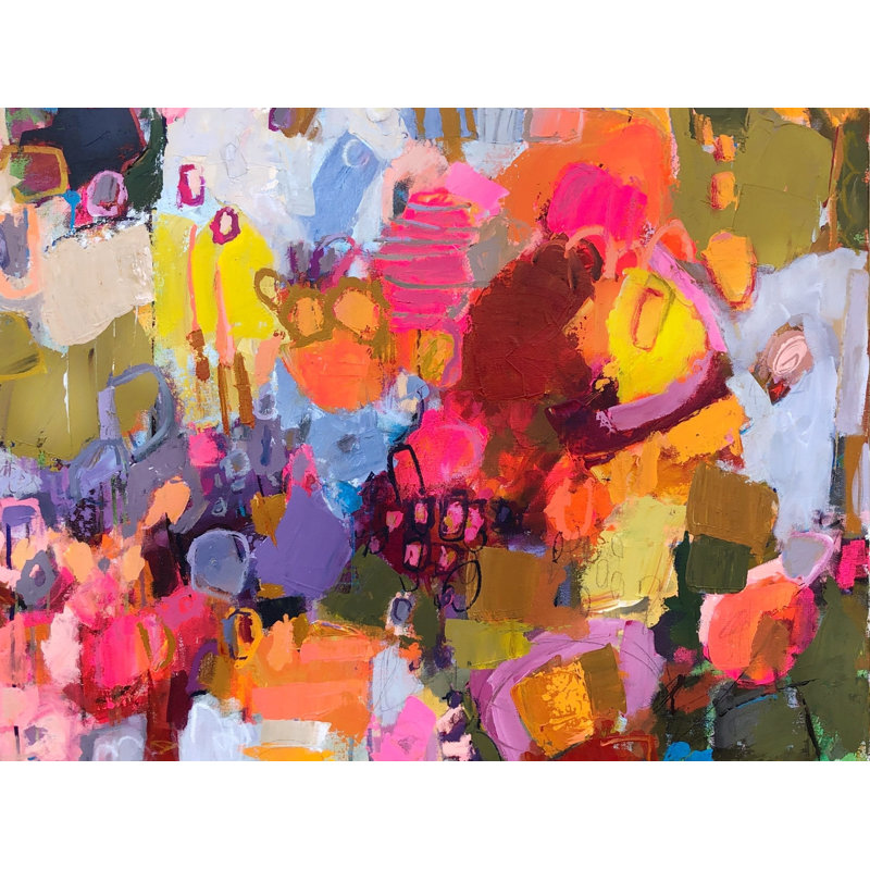 Opera Pink Print by Elizabeth Chapman, 17.25" H x 21.25" W x 0.875" D