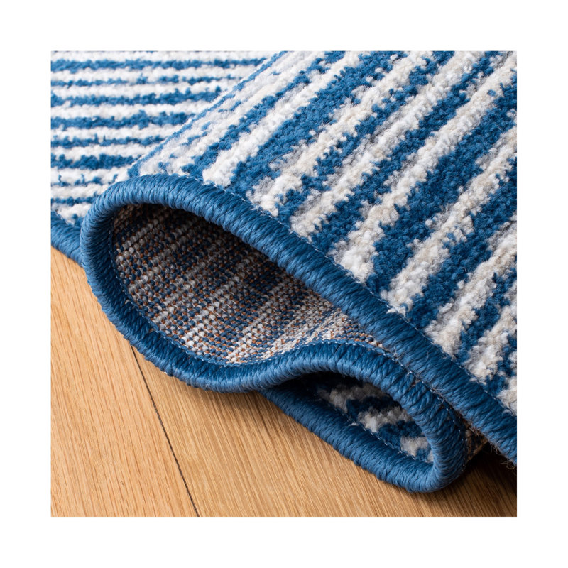 Brielee Performance Abstract Rug, Square 6'7"