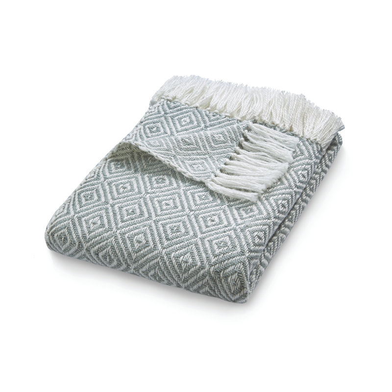 Stauton Throw Blanket, Sky Grey