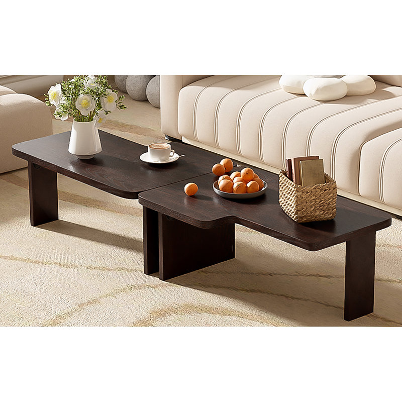 Ensemble de tables basses U-Can, Espresso
