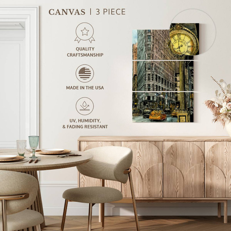 Iconic City Scene I, H 32" x l 20"
